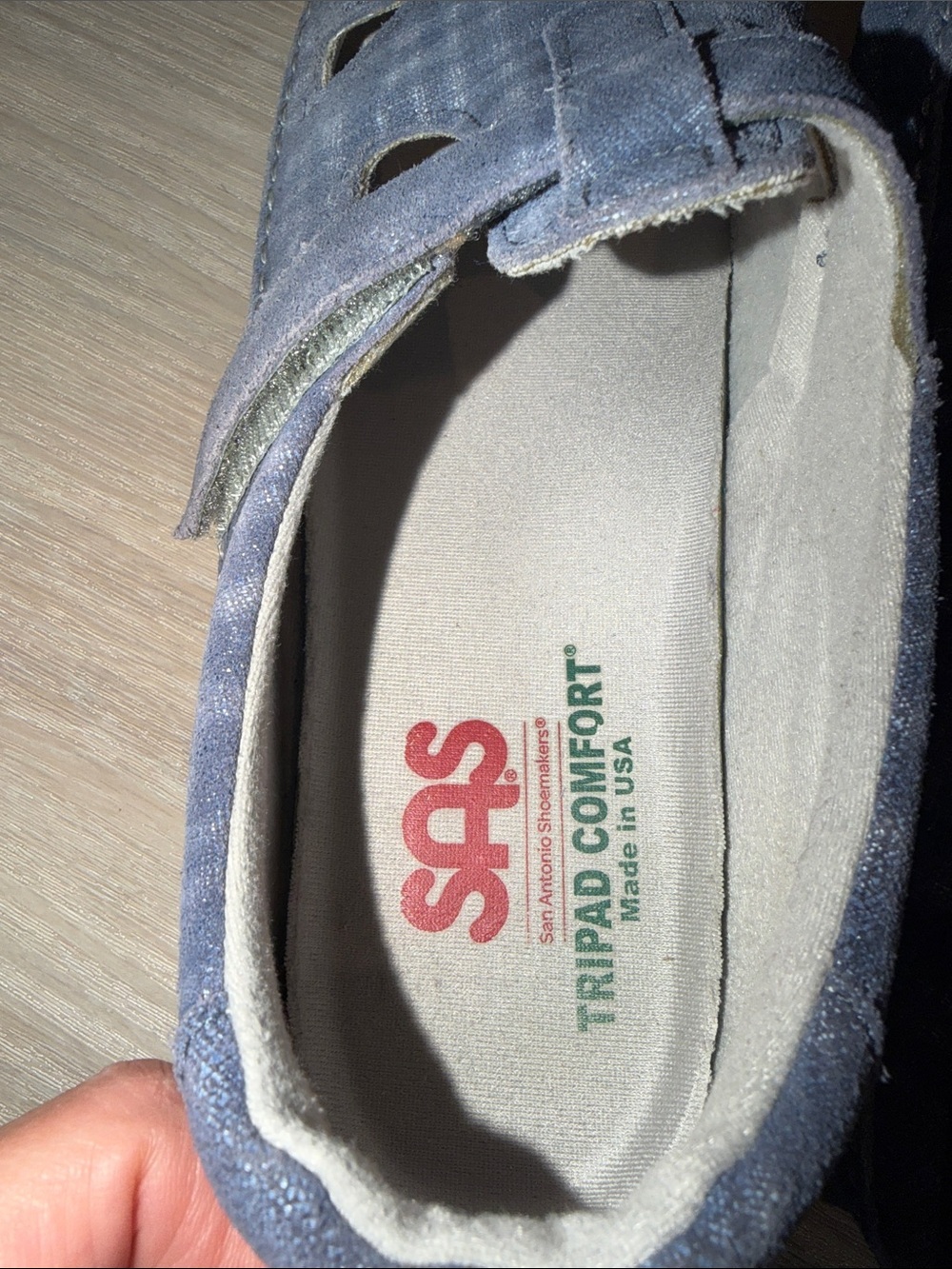 SAS Womens Roamer Slip On Size 9 bluejay tripad comfort Maryjane shoes USA - Picture 4 of 10